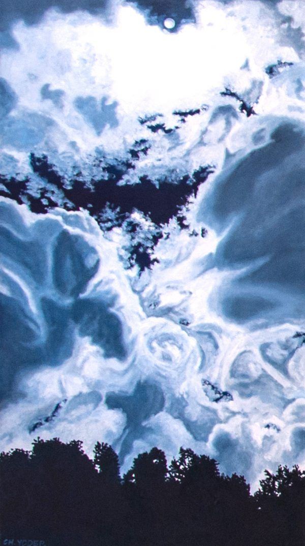 Cloud Dancer 2008 oil on canvas 57 by 32