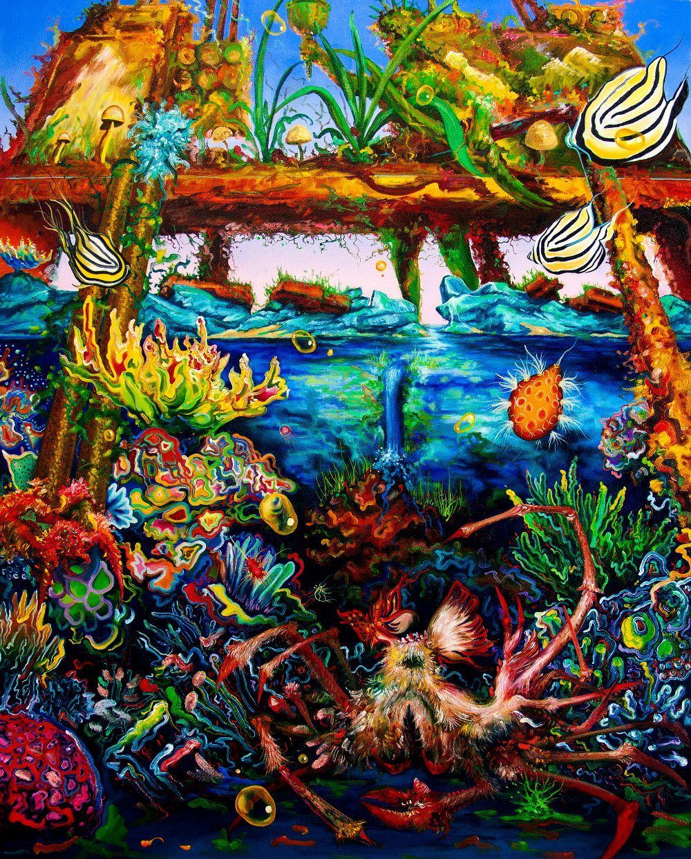 Creature-Comforts-Oil-on-canvas-38″x48″-2018