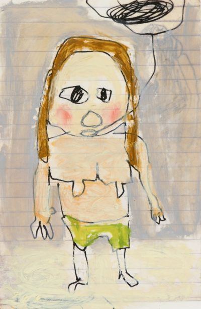 Ada.2007.oil on paper.15.75x10.5