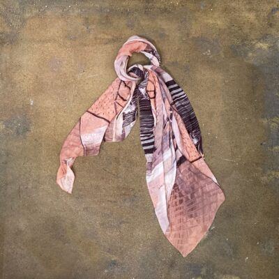 CDB BRASSAI LITTLE WHITE DOG MONTMARTRE long scarf 3