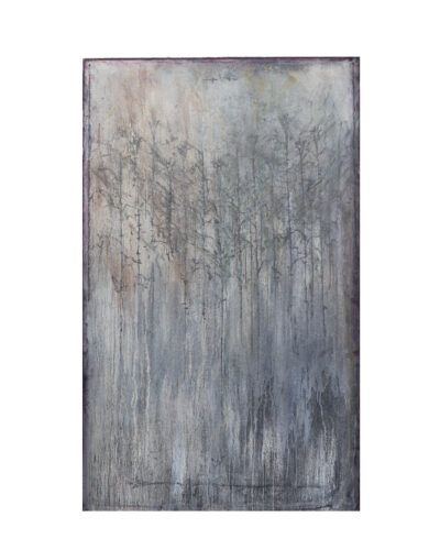 Donato_Rain 2021, 72in x 46in, Mixed media, 3000